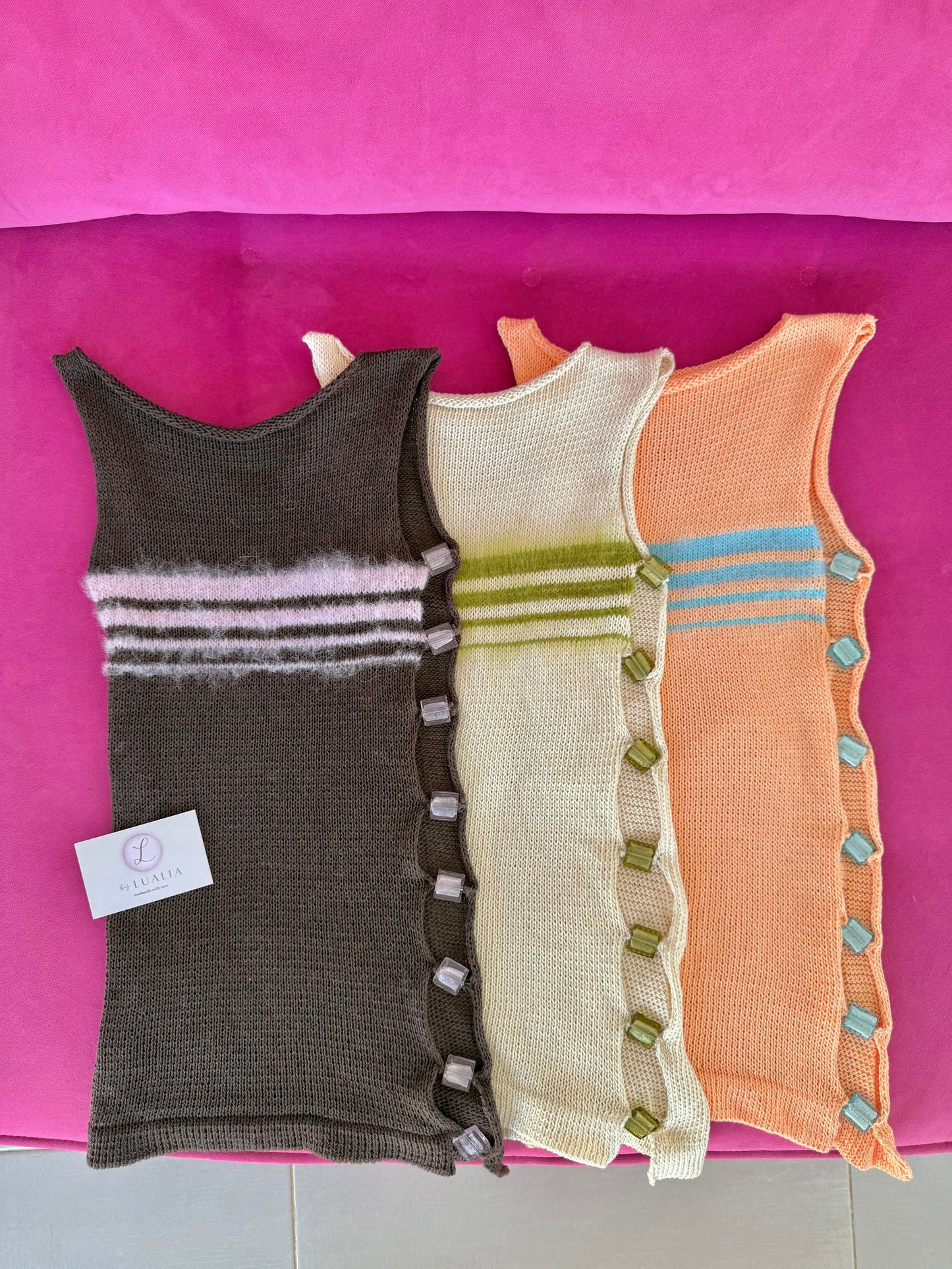 Design Your Own Bead Vest (Custom Colours + Sizing) ๋࣭⭑ ⋆.˚˖࿔ ࣪