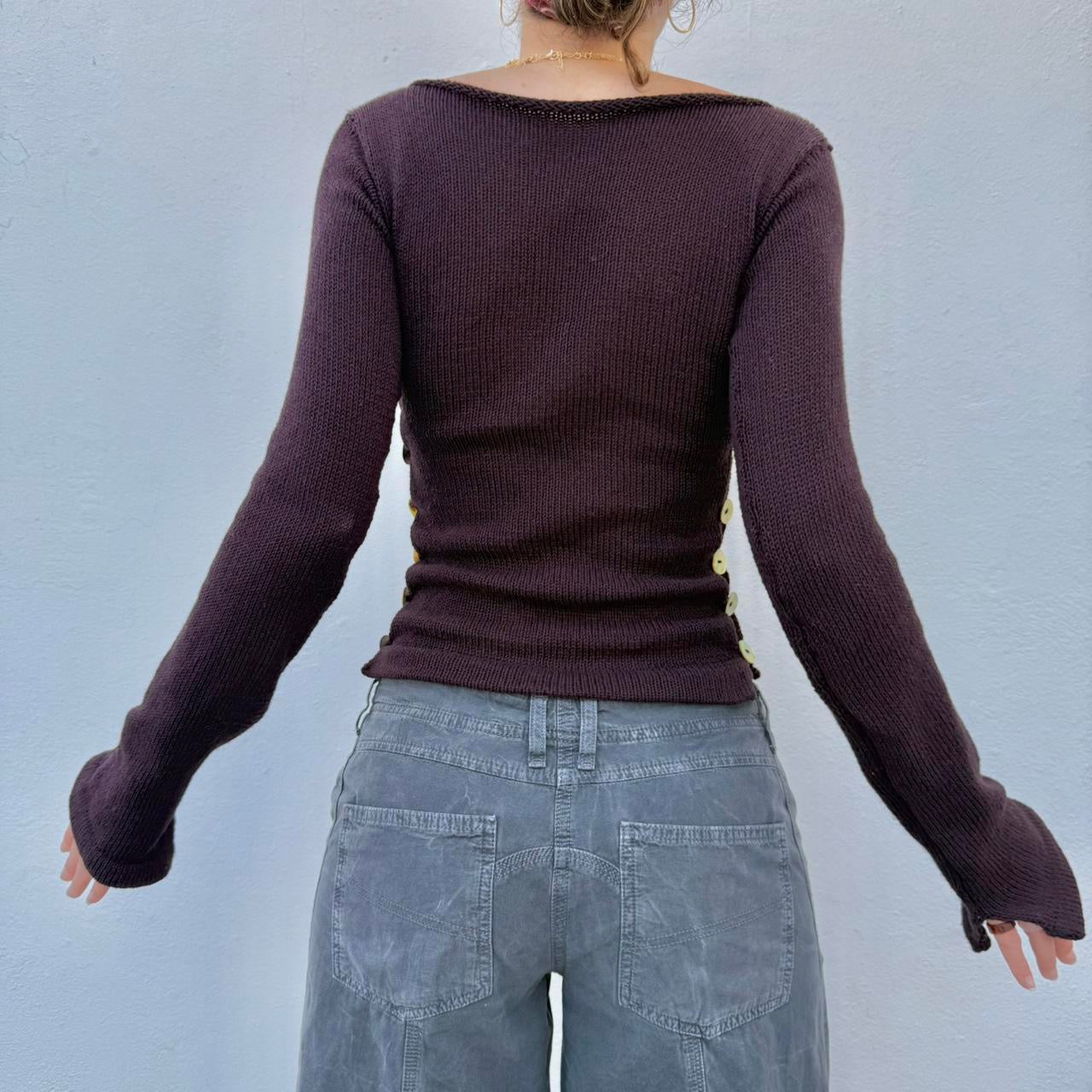 READY BEFORE CHRISTMAS (INTERNATIONAL) - Pearl Long Sleeve in plum purple