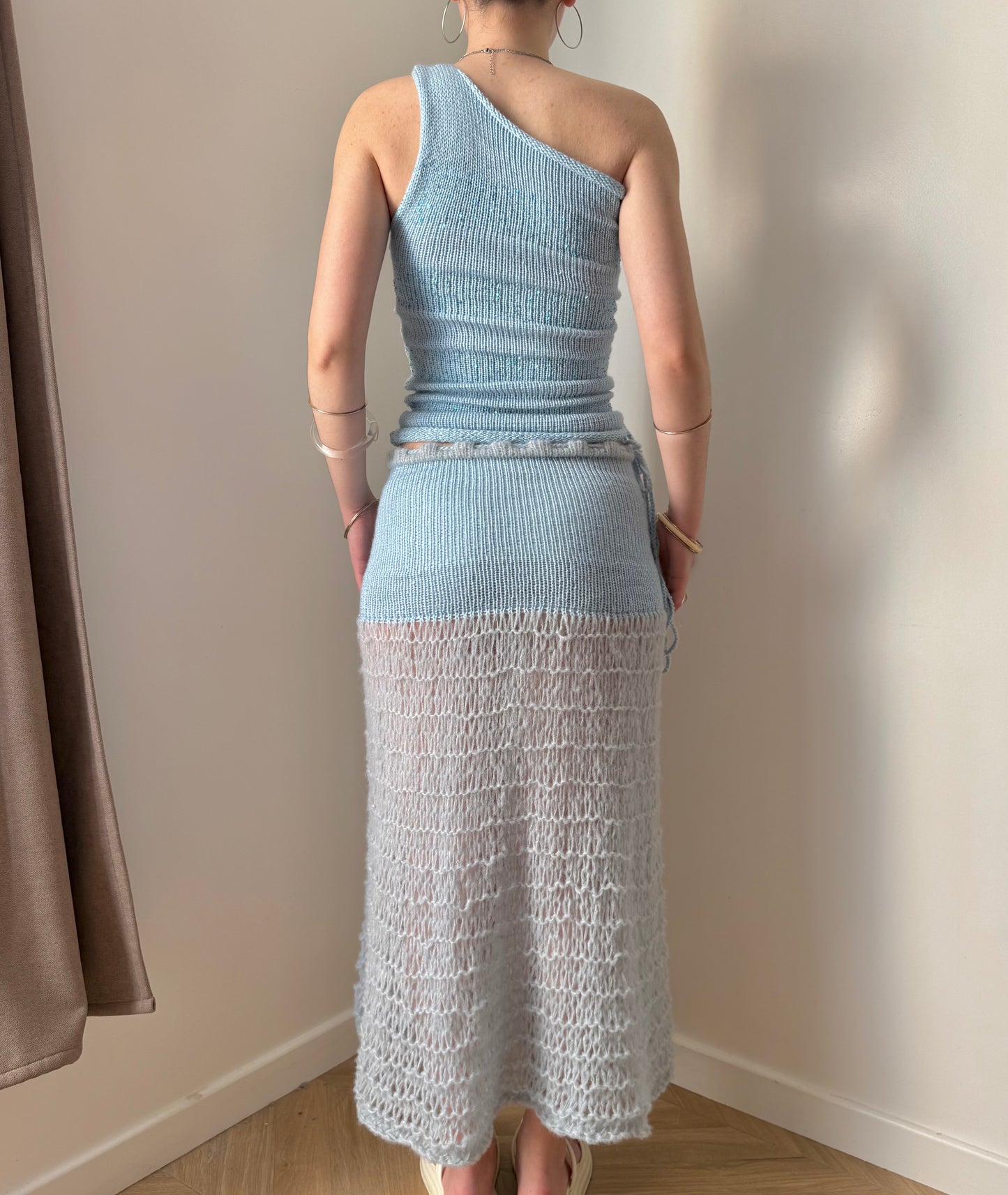 The Blue Mist Skirt - choose midi or maxi length