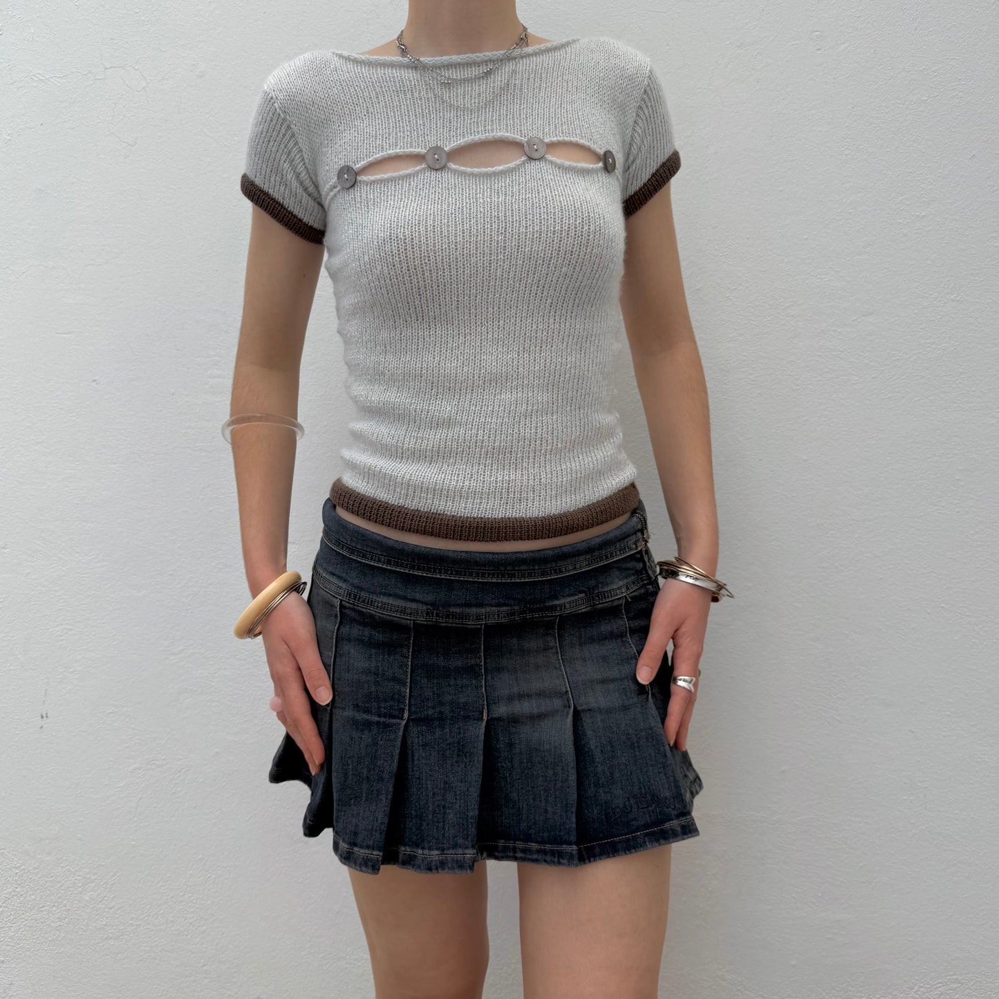 The Cloud Tee in baby blue