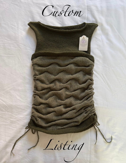 Custom listing for vest