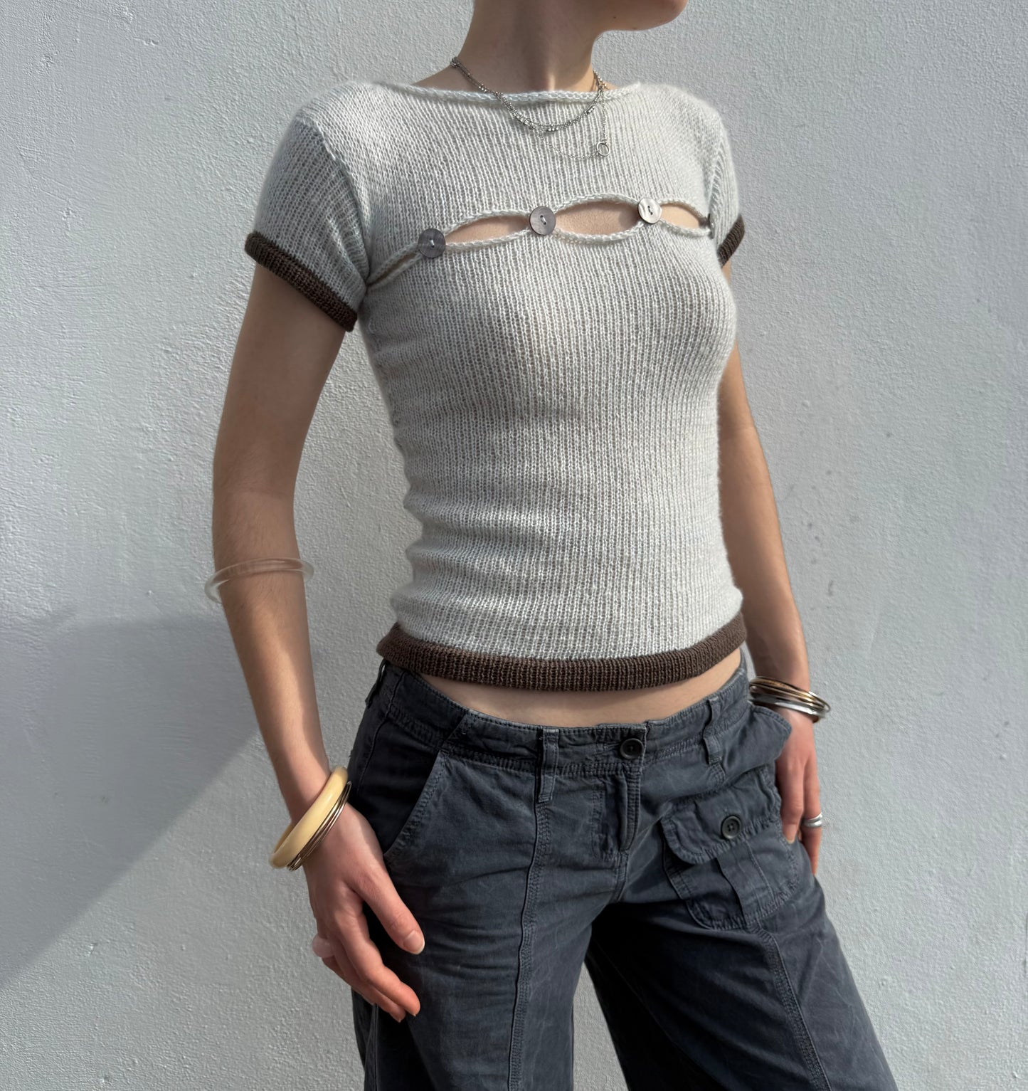 The Cloud Tee in baby blue