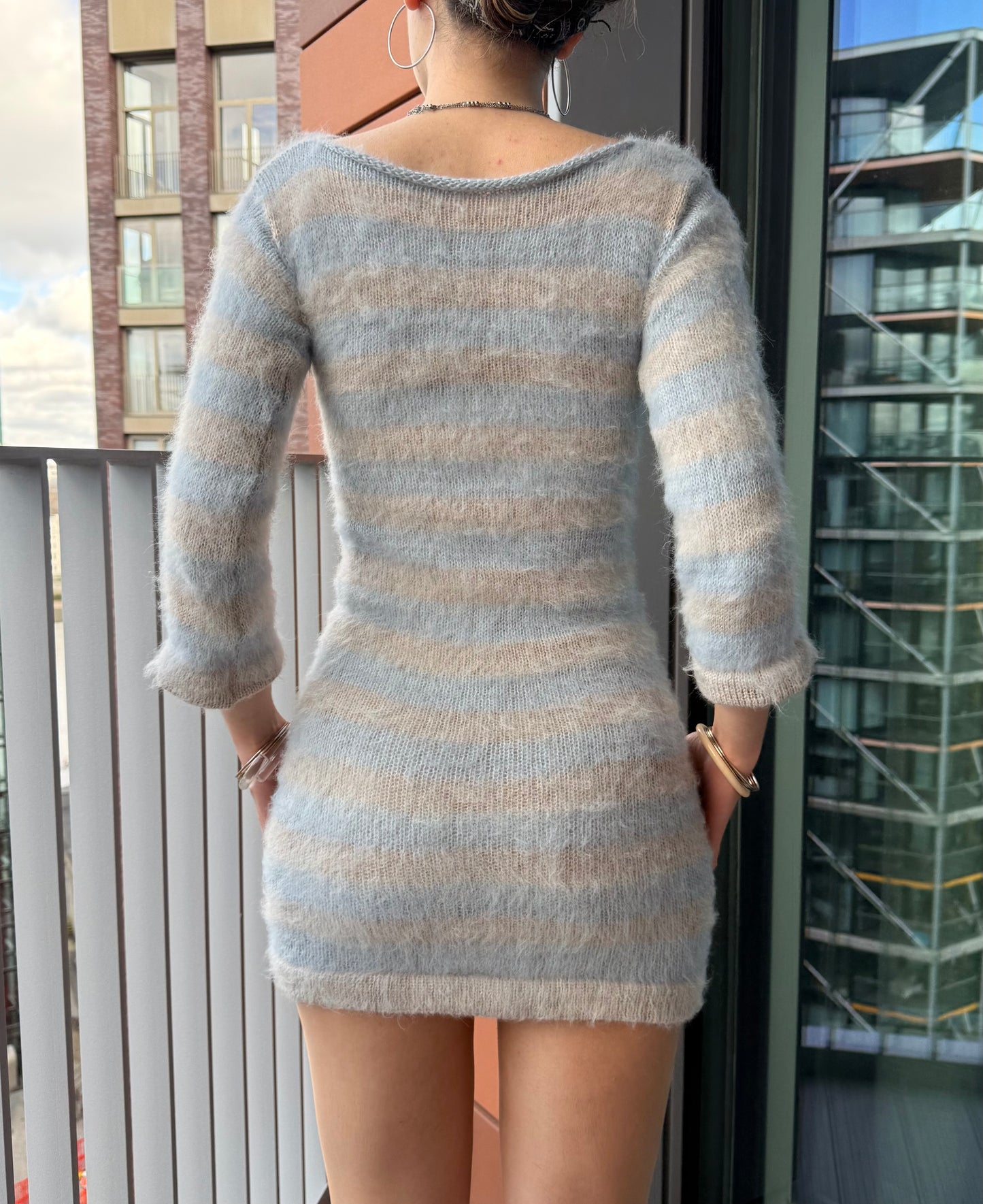 The Snow Angel Mini Dress (pre made in S)