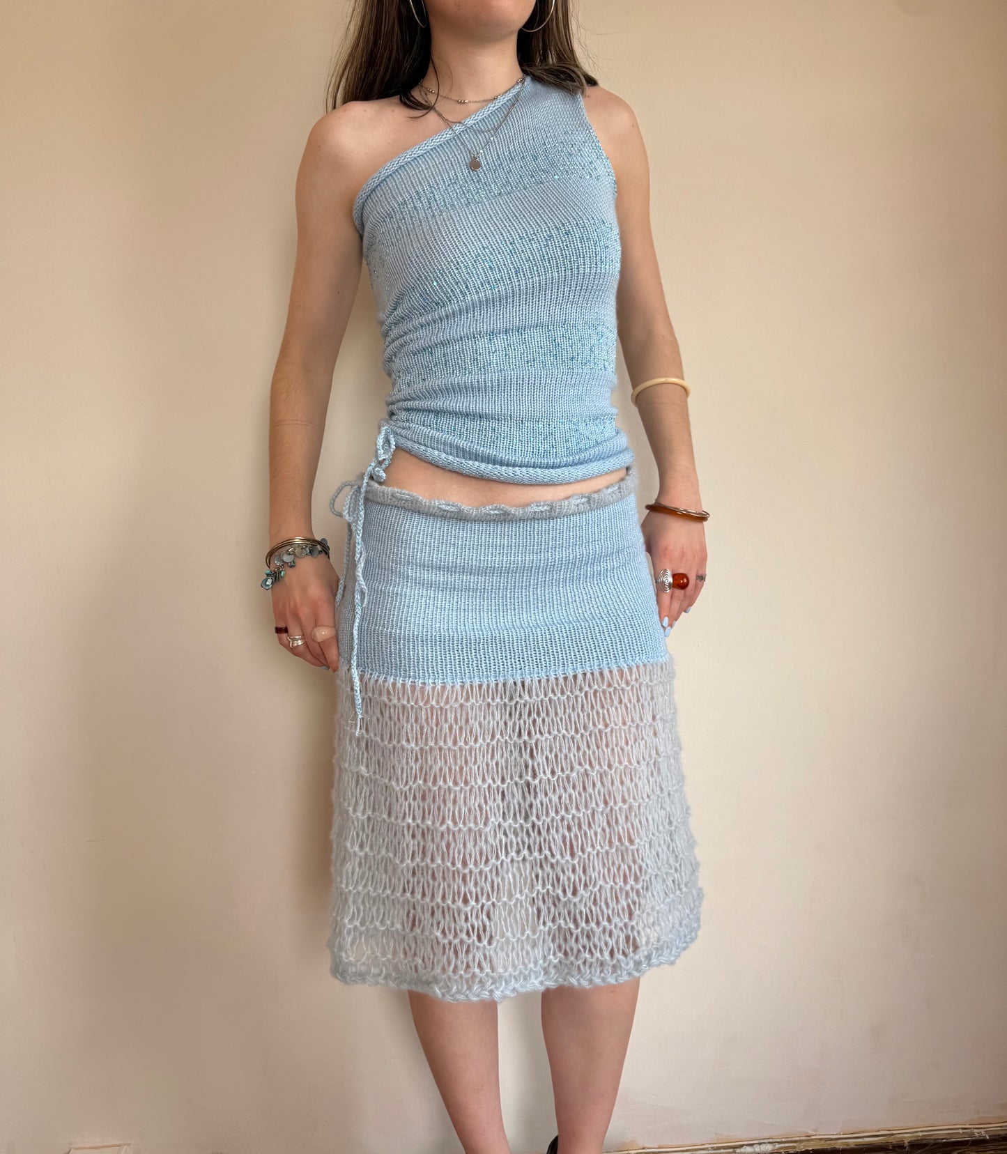 The Blue Mist Skirt - choose midi or maxi length