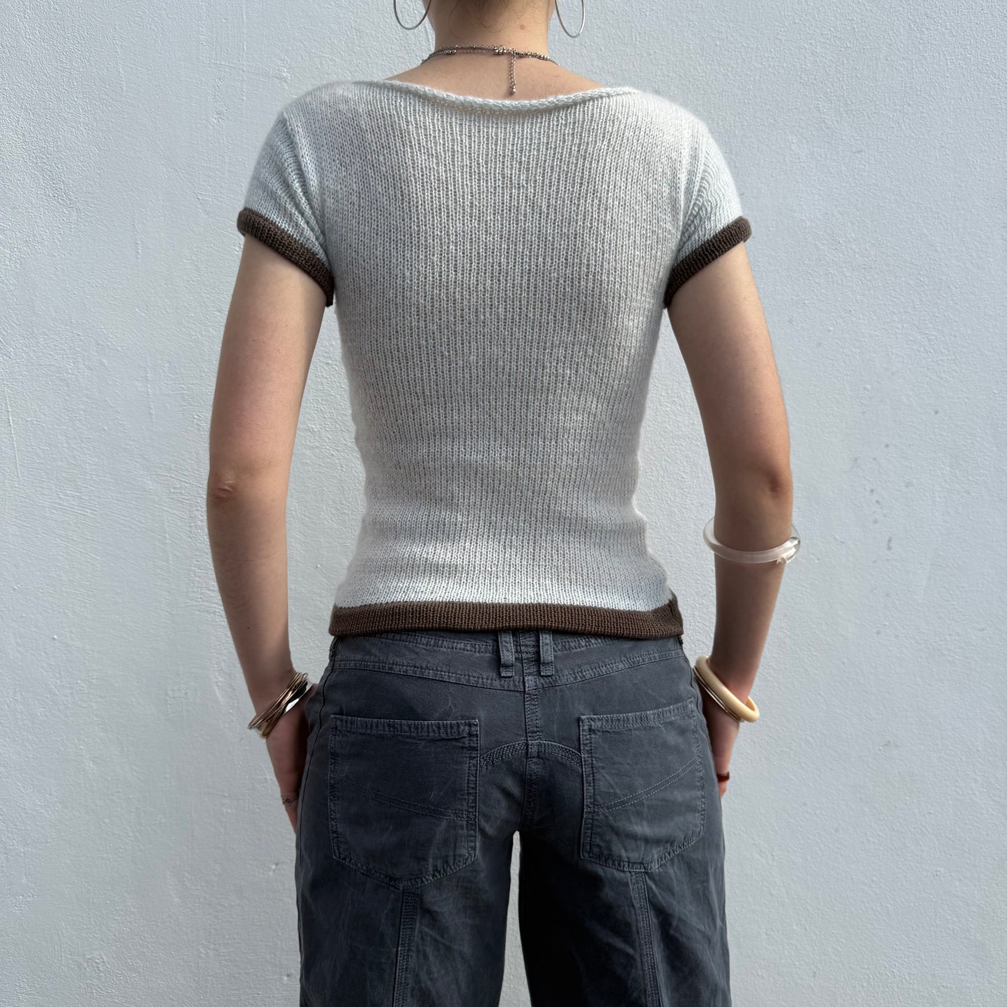 The Cloud Tee in baby blue