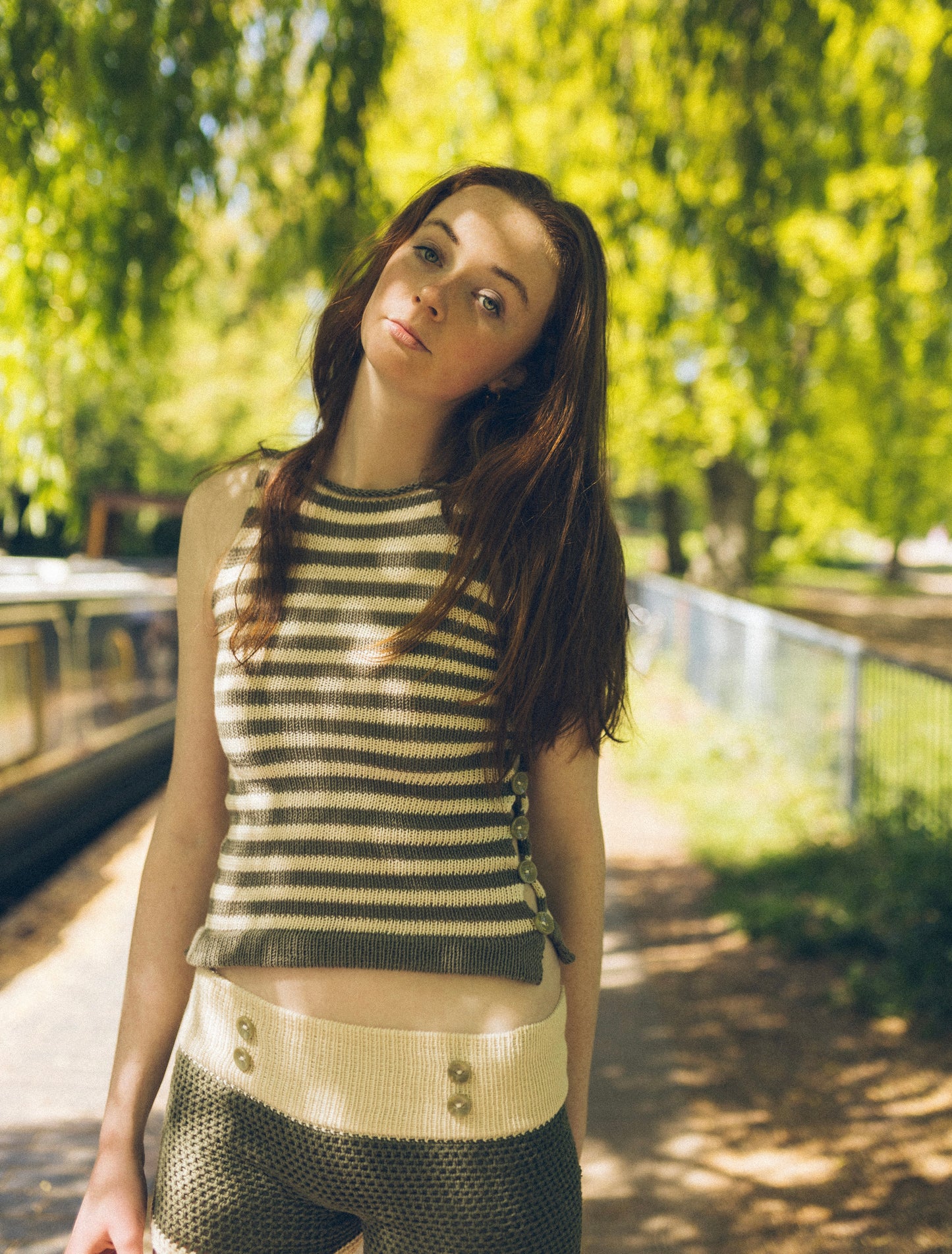 The Willow Button Set  - choose the set or vest/shorts individually 🌿